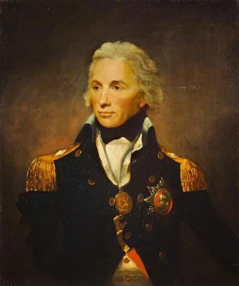 Lemuel Francis Abbott, Horatio Nelson, Viscount Nelson, 1758 - 1805. Admiral; victor of Trafalgar