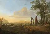 Aelbert Cuyp, Horsemen and Herdsmen with Cattle