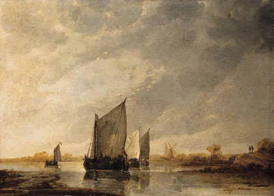 Aelbert Cuyp, Shipping on a River
