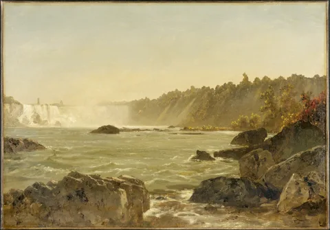 John Frederick Kensett, View of Niagara Falls