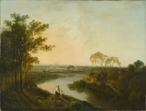 Richard Wilson, A River at Sunset