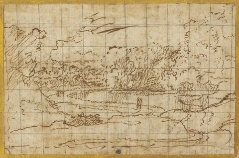 Nicolas Poussin, Road along a Winding River