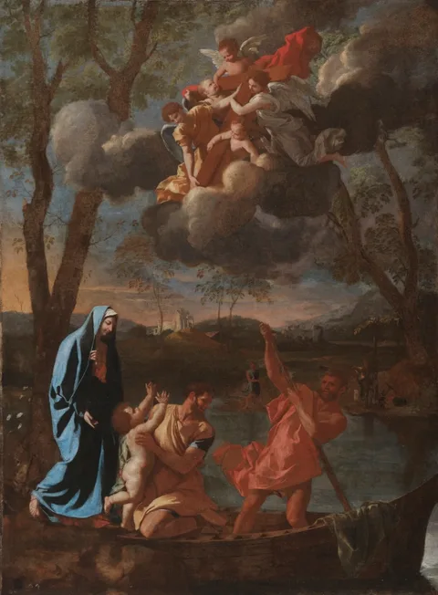 Nicolas Poussin, The Return of the Holy Family to Nazareth