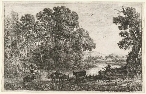 Claude Lorrain, The Cowherd (Le bouvier)