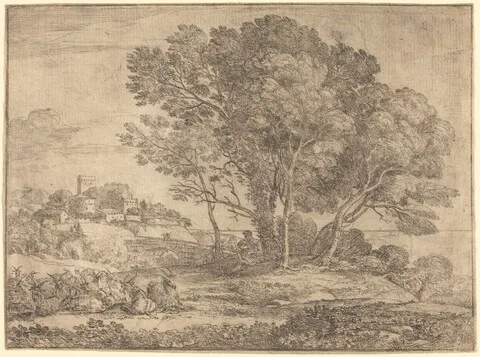 Claude Lorrain, The Goatherd (Le chevrier)