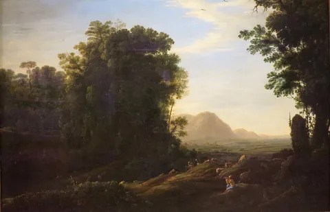 Claude Lorrain, Landscape with a Piping Shepherd