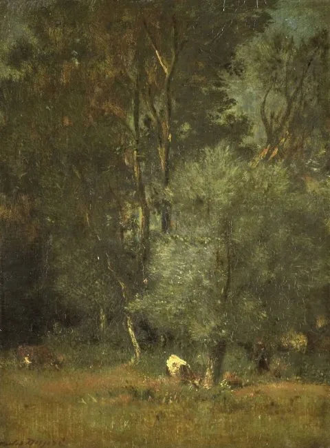 Jules Dupré, View in the Woods