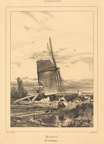 Jules Dupré, Mill of the Sologne (Moulin de la Sologne)
