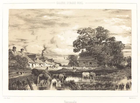 Jules Dupré, View in Normandy (Vue prise en Normandie)