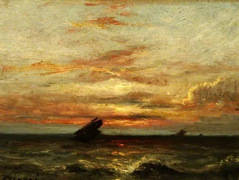 Jules Dupré, Sunset (Coucher du soleil)
