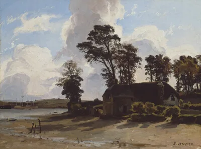 Jules Dupré, The Estuary Farm