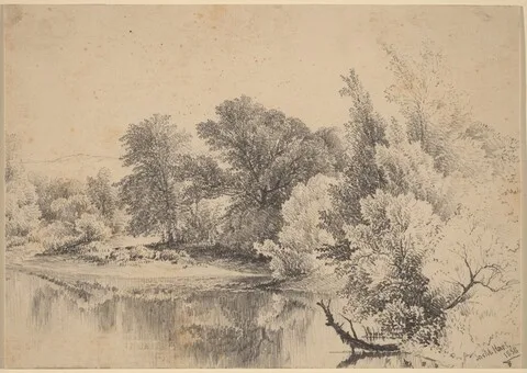 James McDougal Hart, Pond Edge
