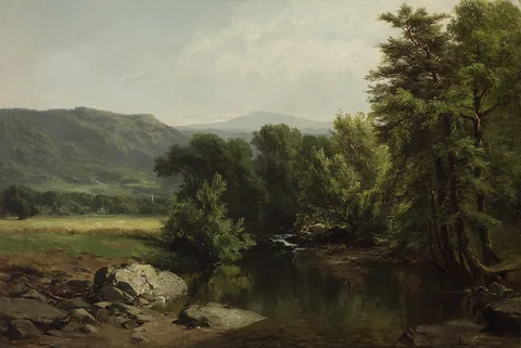 James McDougal Hart, Hudson River Landscape