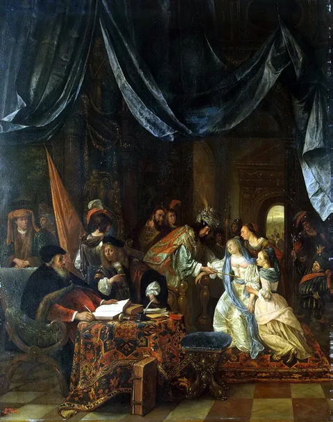 Jan Steen, Esther before Ahasuerus