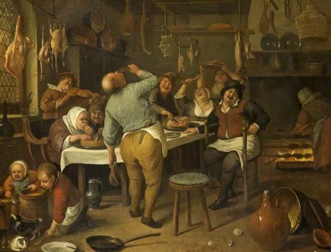 Jan Steen, The Fat Kitchen