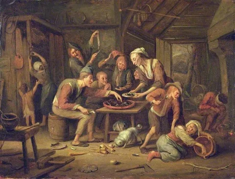 Jan Steen, The Lean Kitchen