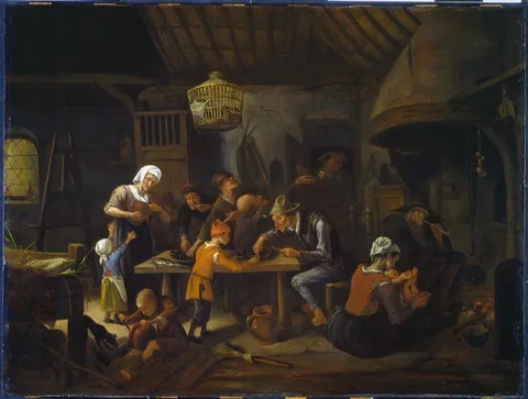 Jan Steen, The Lean Kitchen