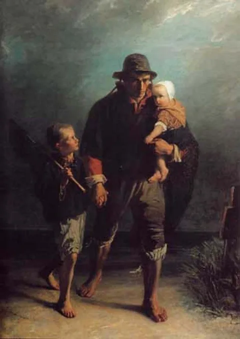 Jozef Israëls, Passing Mother's Grave