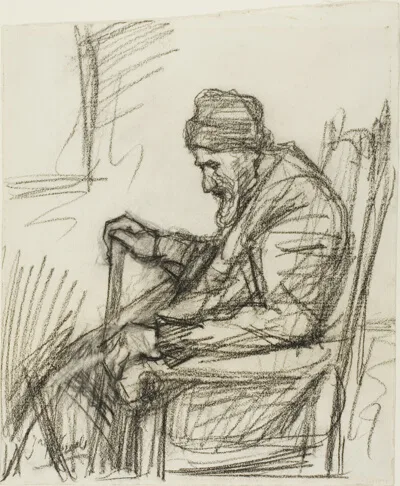 Jozef Israëls, Seated Old Man