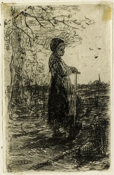 Jozef Israëls, Girl with a Spade