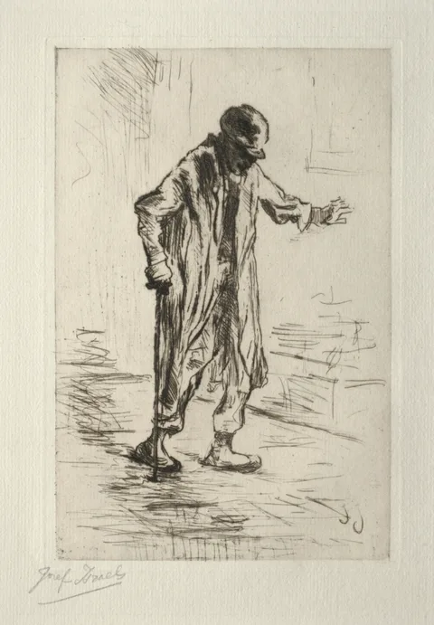 Jozef Israëls, Stumbling Old Man
