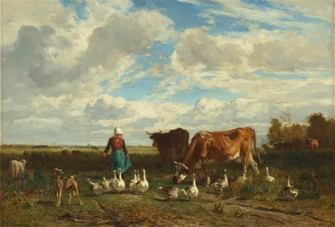 Constant Troyon, Grazing at the goose keeper