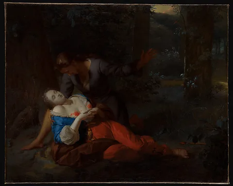 Godfried Schalcken, Cephalus and Procris