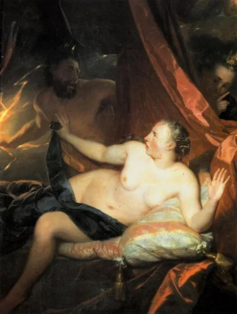 Godfried Schalcken, Jupiter and Semele