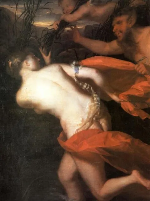 Godfried Schalcken, Pan and Syrinx