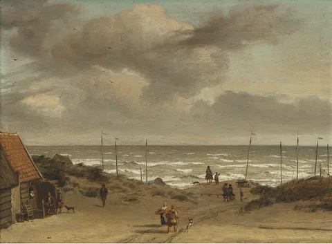 Adriaen van de Velde, View from the Dunes out to Sea