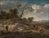 Jan Wijnants, Landscape with Cattle on a Country Road