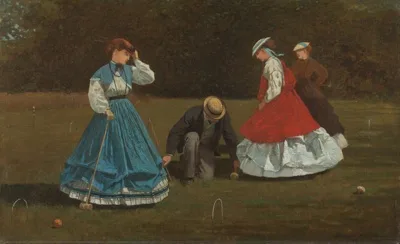 Winslow Homer, Croquet Scene