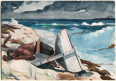 Winslow Homer, After the Hurricane, Bahamas