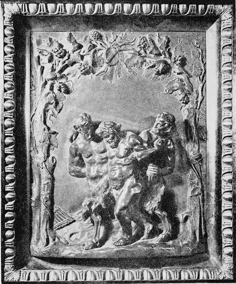 Michel Clodion, Drunken Bacchus with satyrs