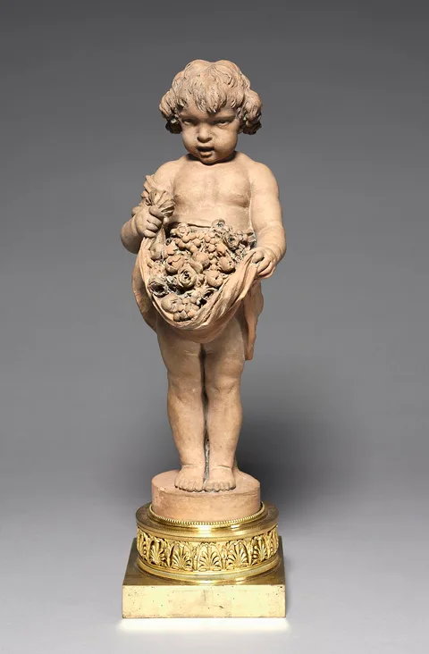 Michel Clodion, Child Carrying Fruit and Flowers