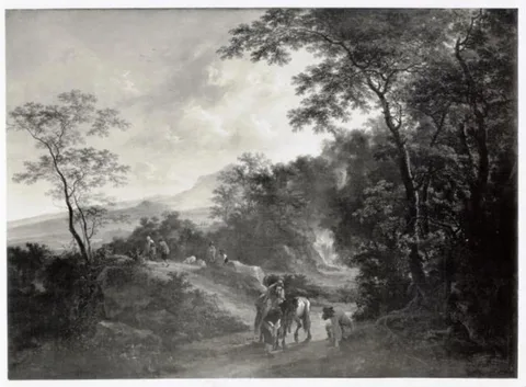 Jan Both, Landscape with Two Men