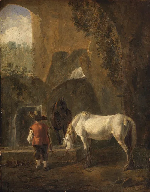 Jan Both, A Horse Drinking