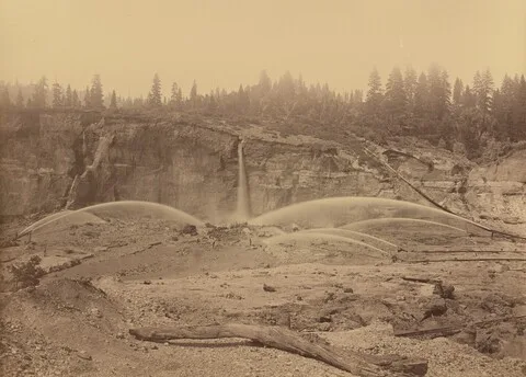 Carleton Watkins, Malakoff Diggins, North Bloomfield, Nevada County