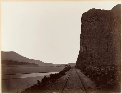 Carleton Watkins, Cape Horn near Celilo