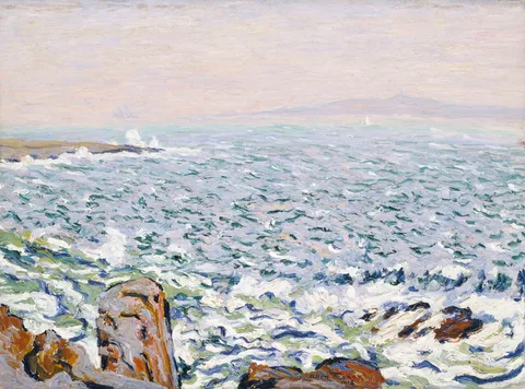 Allen Tucker, Surf Breaking, Cranberry Island