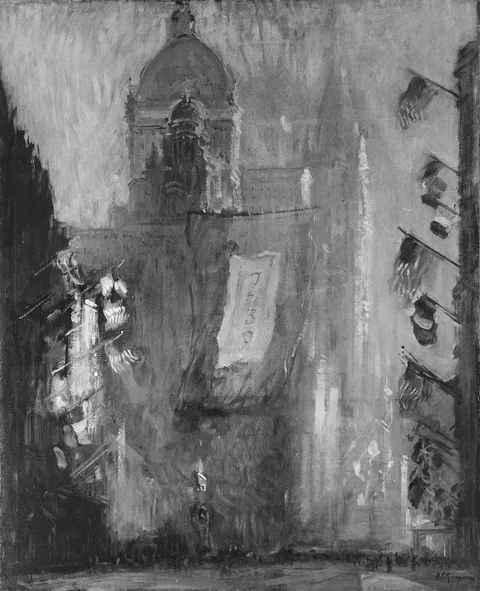 Arthur Clifton Goodwin, The Celebration of Armistice Day, 1918