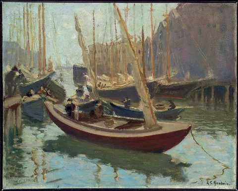 Arthur Clifton Goodwin, Boats at T Wharf
