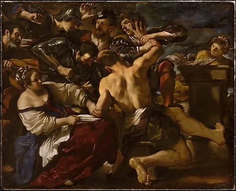 Guercino, Samson Captured by the Philistines
