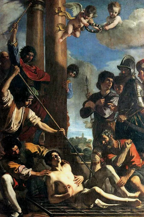 Guercino, Martyrdom of Saint Lawrence