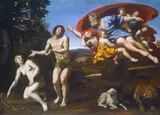 Domenichino, The Rebuke of Adam and Eve