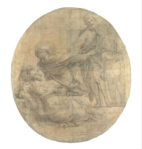 Domenichino, The Martyrdom of Saint Cecilia (Cartoon for a Fresco)