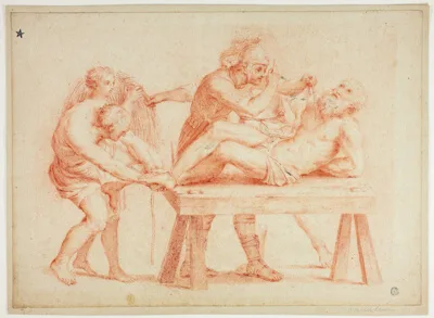 Domenichino, Flagellation of Saint Andrew