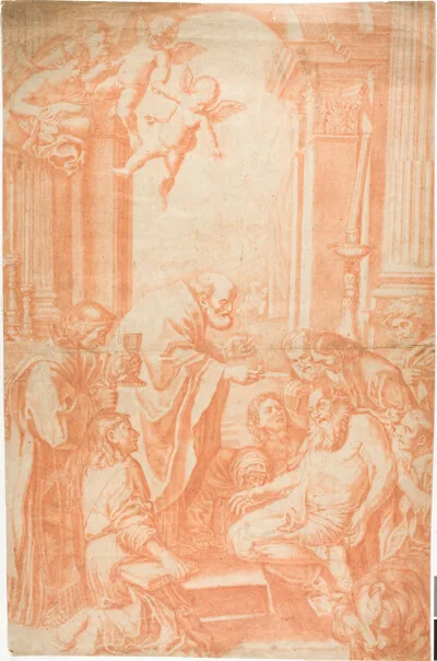 Domenichino, The Last Communion of Saint Jerome