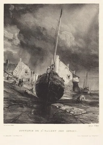 Eugène Isabey, Souvenir de St. Valéry sur Somme
