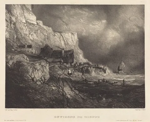 Eugène Isabey, Environs de Dieppe